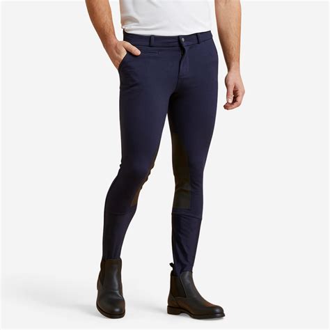Horse Riding Grippy Jodhpurs Breeches Pants 140 - Navy