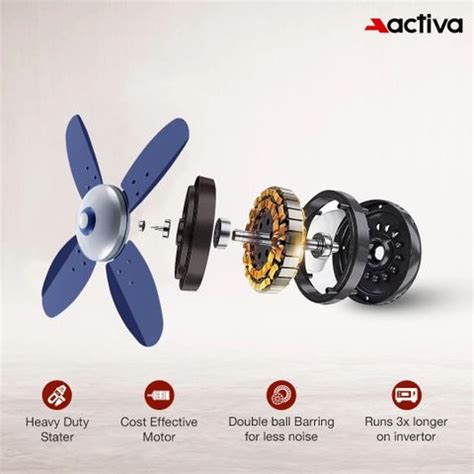 ACTIVA BLDC GRACIA with 5 Year Warranty BLDC Motor with Remote 600 mm ...
