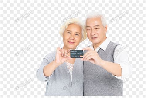 老年人拿银行卡元素素材下载-正版素材401377031-摄图网