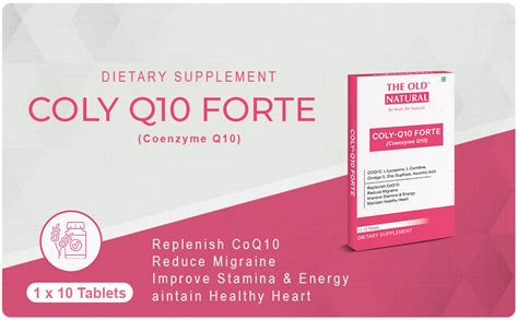 Colyq10 Forte COQ10 Tablets I Coenzyme Q10 With L-Lycopene, Carnitine ...
