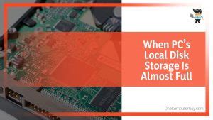 Local Disk Storage Full 的图像结果