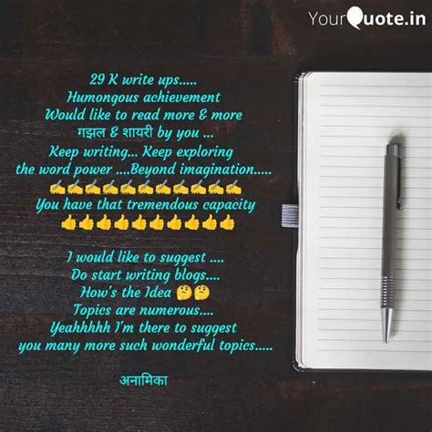 29 K write ups..... Humo... | Quotes & Writings by Hemangi S | YourQuote