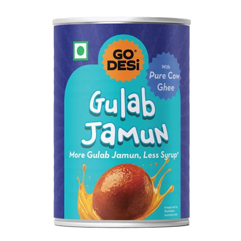 Buy GO DESi - Gulab Jamun | Made with Pure Cow Ghee | Indian Sweets ...