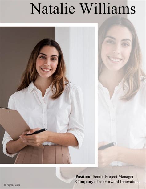 Teacher Bio Template - Word | Google Docs - Highfile