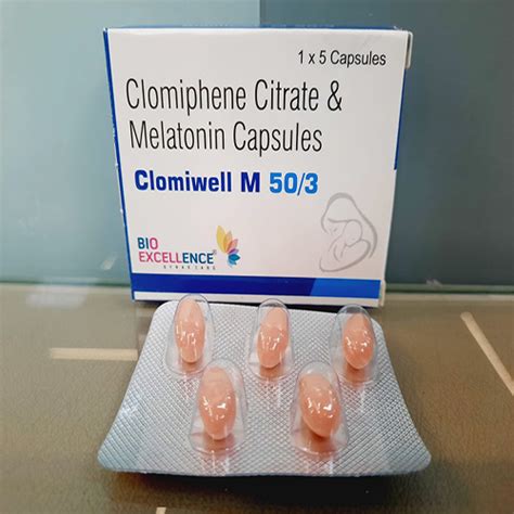 CLOMIWELL M 50/3 Capsules Human Biolife India Pvt. Ltd.