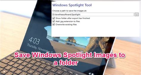 Kuvatulokset haulle how to save windows spotlight pictures
