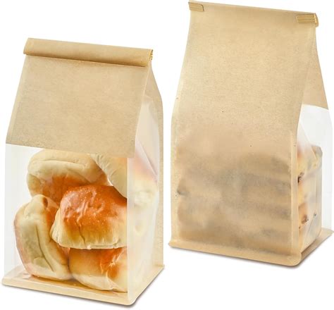 Amazon.com: Ohuimrt 50 PCS Bread Bags for Homemade Breads, 5.1 x 3.9 x ...
