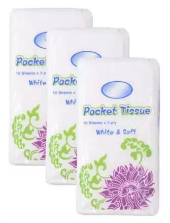 STAGER Soft Pocket Tissue Packs, Disposable Tissue Paper Packets For ...