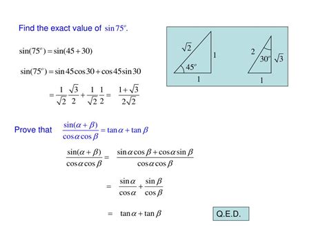 Compound Angle Formulae 的图像结果