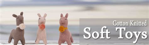 Buy Pluchi Sweet Llama Cotton Knitted Stuffed/Plush/Soft Toy for Babies ...