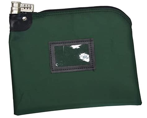 Locking Money Bag Laminated Nylon Combination Keyed Security System ...