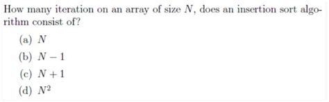 Algorithms: NPTEL Assignment Question