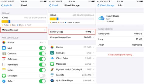 How to see iCloud storage usage for your Family Sharing group