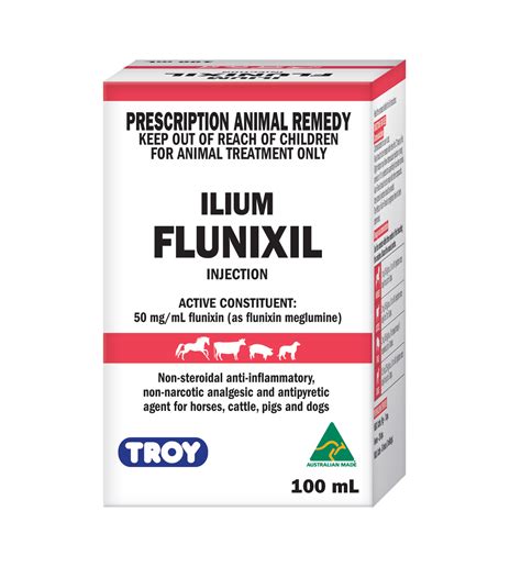 Halaly All You Need |Troy Ilium Flunixil Anti - Inflammatory Injection For Pets 100 ml