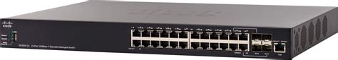 Cisco SX350X-24 Stackable Managed Switch | 24 Ports 10 Gigabit Ethernet ...