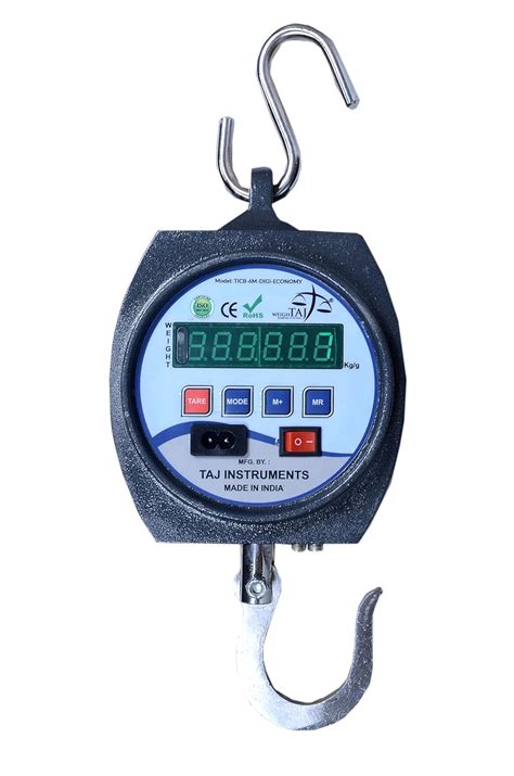 WeighTaj 200Kg Eco Digital Hanging Scale With 0.56" Green Led Display ...