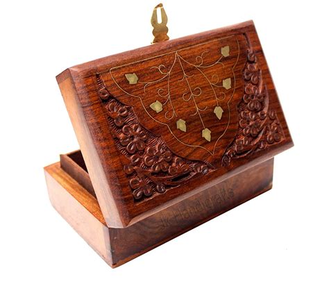 Indian Wooden Jewelry Boxes, Handmade Wood Jewellery Boxes,, 41% OFF