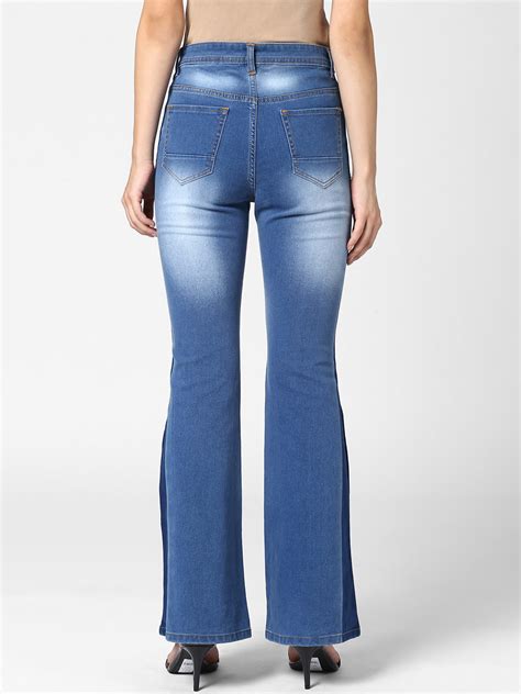 Women's Bootcut Denim Jeans with Side detail – Stylestone