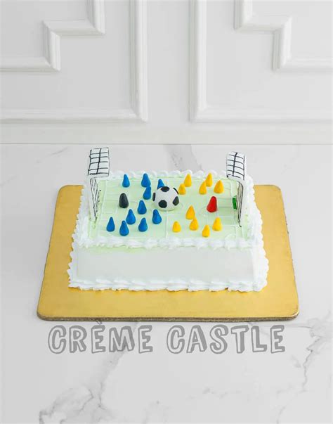 Football Stadium Cake – Creme Castle