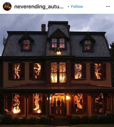 Pin by Spooky_one1031halloweenhoarder on Fall/Halloween Doors & Porches | Halloween silhouettes ...