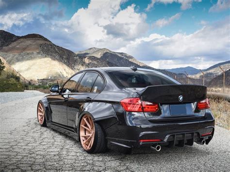 BMW F30 widebody kit by Clinched - made out of high-quality ABS plastic
