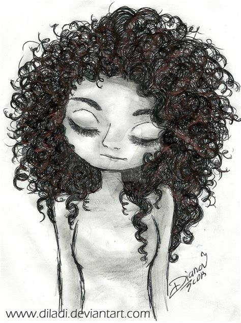 Short Curly Hair Drawing 的图像结果
