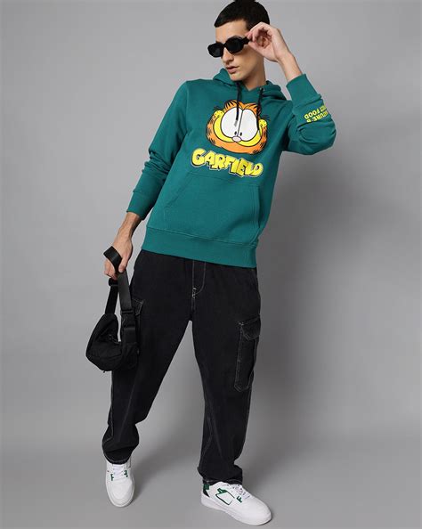 Garfield Printed Graphic Hoodie Men – Free Authority