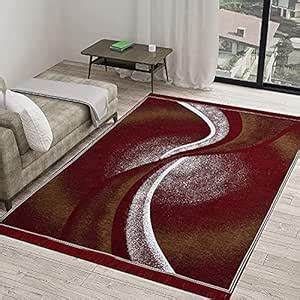 Buy Sparrow World Ethnic Velvet Touch Abstract Chenille Carpet (Maroon ...