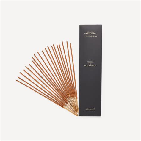 Set de 20 varillas de incienso Amber & Sandalwood Cereria Mollá ...