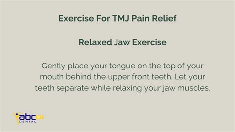 Image result for TMJ Relief Exercises