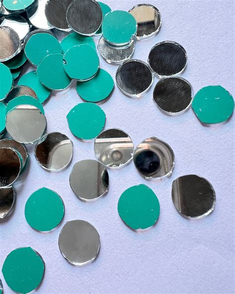 Round Shape Silver Mirrors for Lippan Art – 50 Gram Pack ...