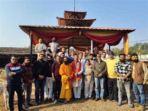 Inauguration of Yagyashala at Jai Maa Surabhi Gaushala, Construction of ...