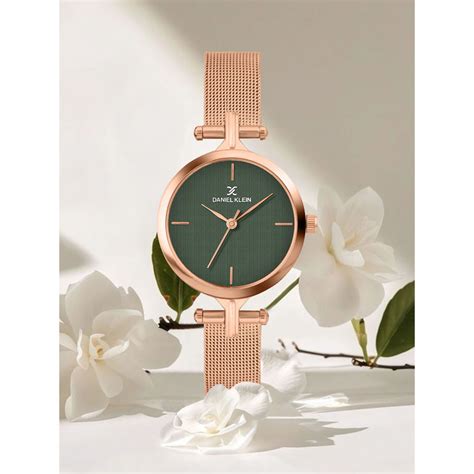 Buy Daniel Klein Premium Women Green Round Dial Analog Watch - DK11914 ...