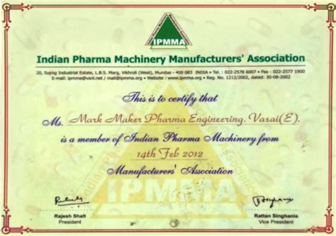 Mark Maker Pharma Engineering - Manufacturer from Vasai, India | About Us