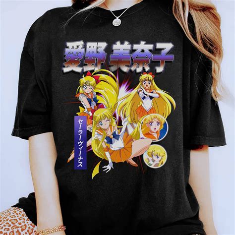 Sailor Venus Shirt Vintage Sailor Moon Shirt Sailor Moon Anime Shirt ...