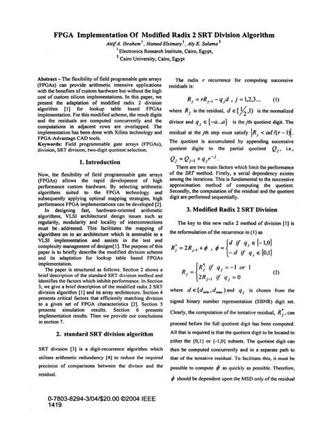 SRT Algorithm Division 的图像结果