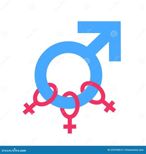 Polyamory, Polygamy and Polygyny Stock Vector - Illustration of ...