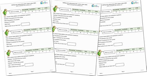 Addition and Subtraction Algorithm Year 4 Math Antics 的图像结果