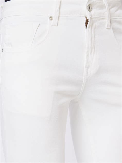 Spykar Low Rise Slim Fit White Jeans For Men