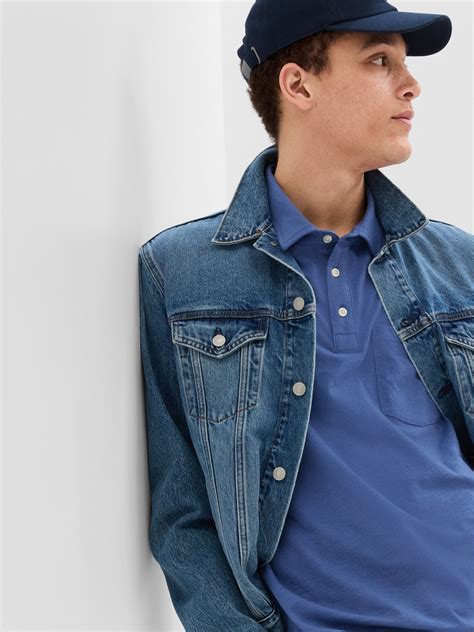 Slub Pocket Polo Shirt | Gap