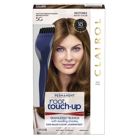 Clairol Root Touch-Up Permanent Hair Color, 5g Medium Golden Brown ...