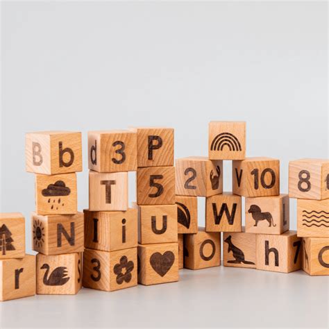 Birch & Bug Learning Blocks Set of 26 | Available On The Mom Store