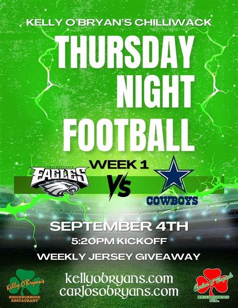 THURSDAY NIGHT FOOTBALL 🏈 , 45610 Luckakuck Way, Chilliwack, BC, Canada ...