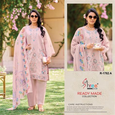 Shree R 1782 Cambric Cotton Ready Made Pakistani Salwar Suits