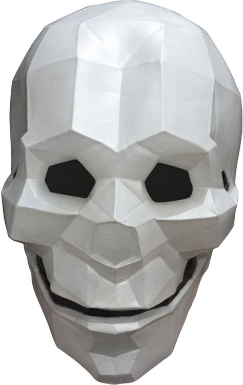 Ghoulish Productions Buy Low-Poly Skull Latex Full Face Mask Online ...