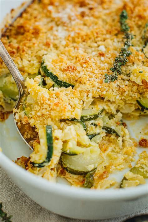 Easy Zucchini Squash Casserole - Aimee Mars