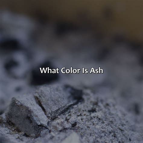 What Color Is Ash - colorscombo.com
