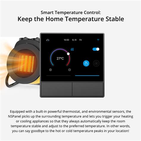 SONOFF NSPanel EU Smart Scene Wall Switch Intelligent Color LCD Touch ...
