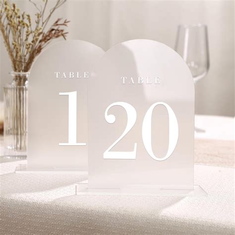 UNIQOOO Gold Foil Printed Acrylic Table Numbers with Stands, India | Ubuy