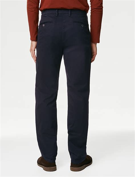 Buy Regular Fit Stretch Chino at Marks & Spencer